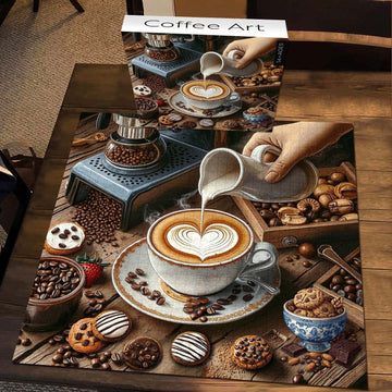 Coffee art puzzle puzzle 1000 pezzo